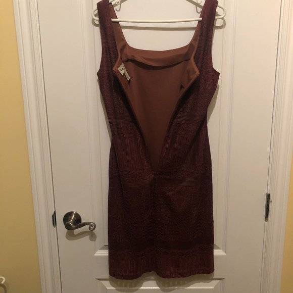 Vintage Algo Dress Size 8 Made in Canada 100% Polyester 100% Acetate Lining - Picture 3 of 9